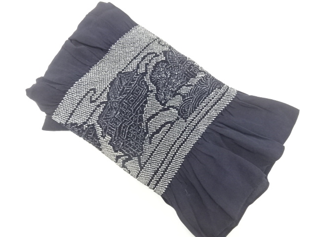 正絹　絞り屋敷模様男物兵児帯